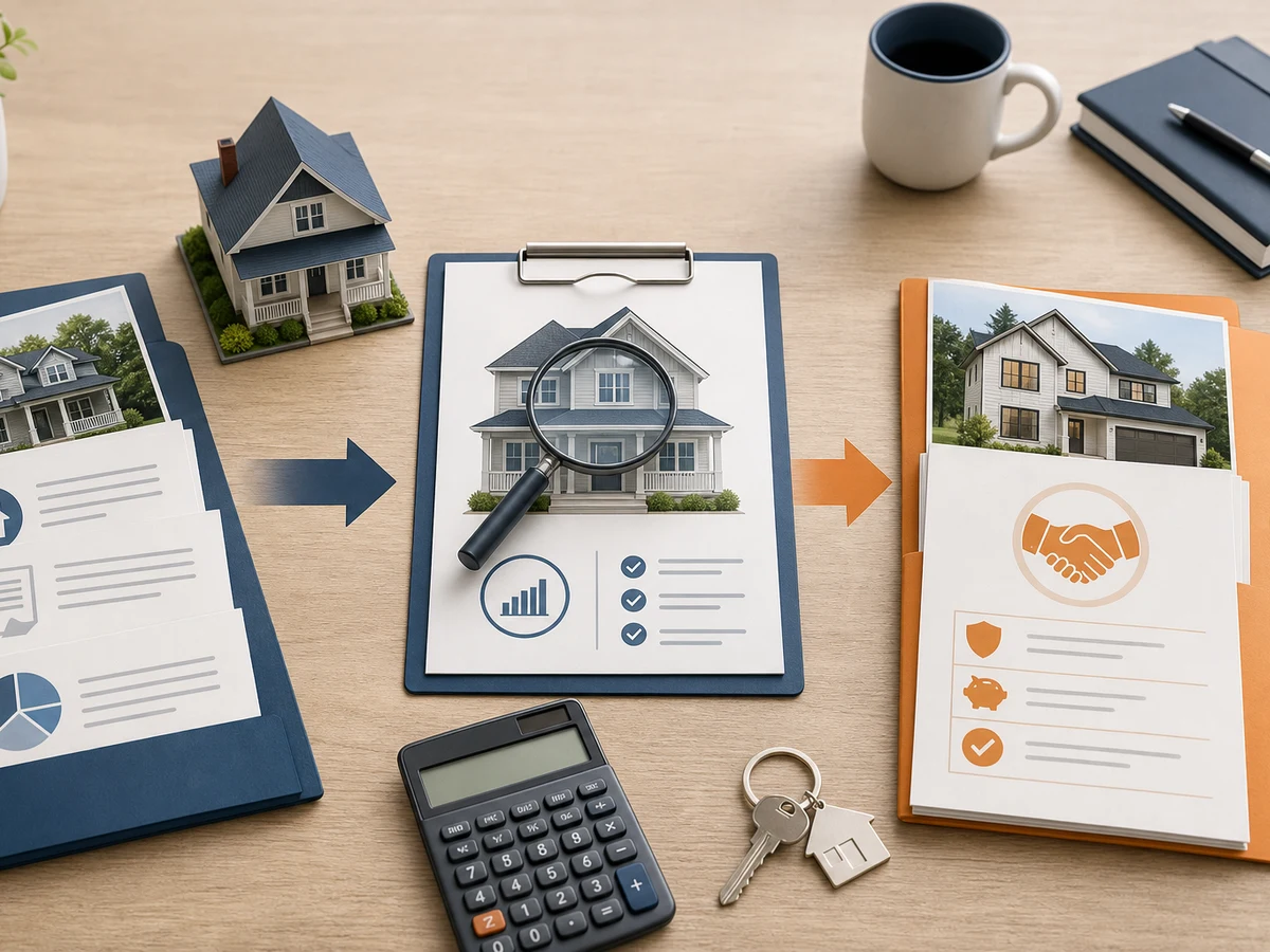 Existing property evidence moving through a valuation review into a new refinancing decision
