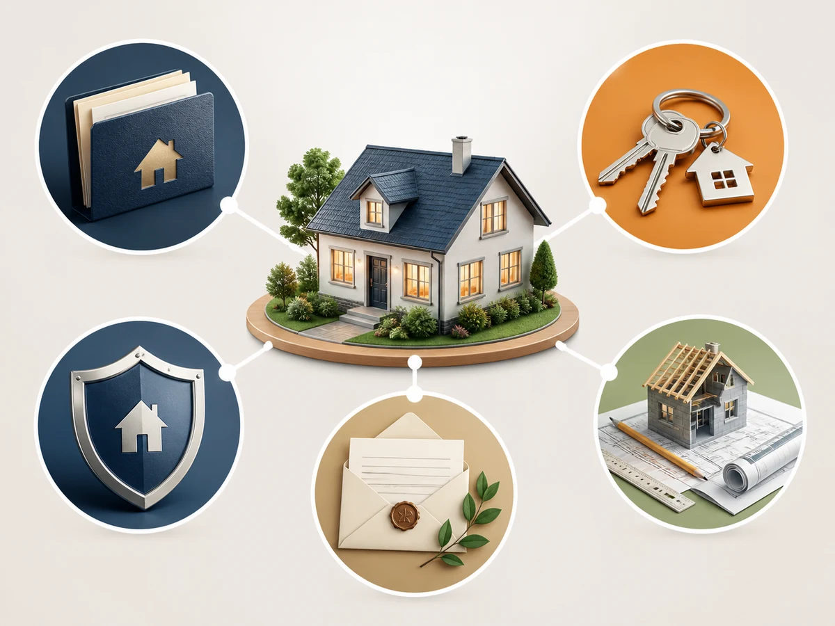 Property valuation decision paths for mortgage, sale, insurance, renovation and legal purposes